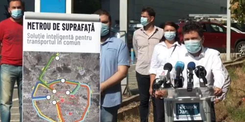 nicusor dan proiect metrou de suprafata foto captura video