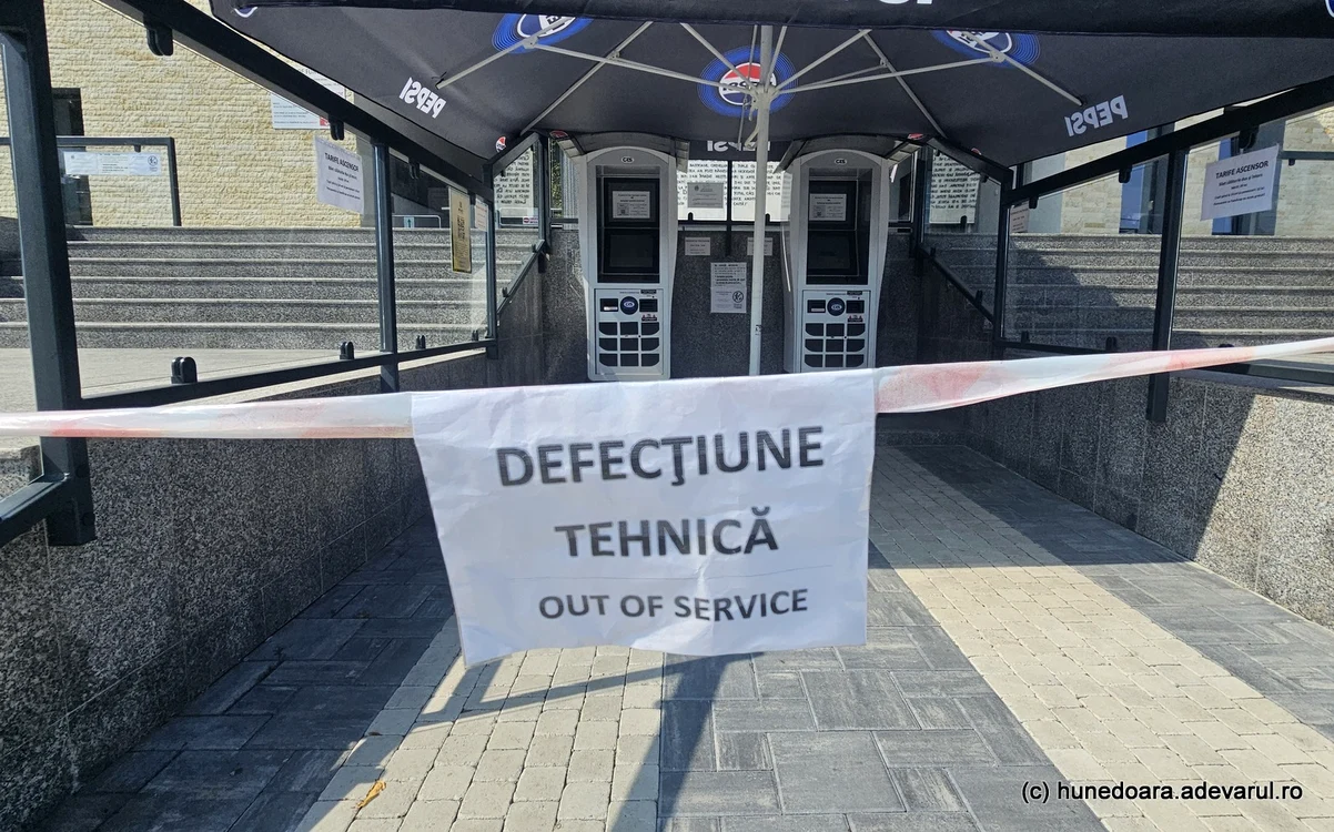 Telecabina din Deva a rămas oprită în 2025. Foto: Daniel Guță. ADEVĂRUL