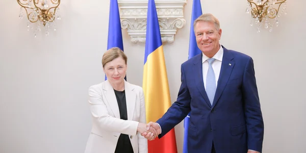 Vera Jourova si Klaus Iohannis FOTO Presidency.ro