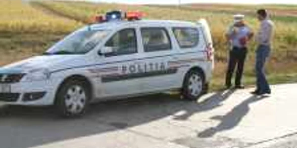 Poliţiştii i-au urmărit pe infractori un kilometru jumătate. Foto arhivă