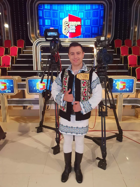 Cristian în culise la Prețul cel bun