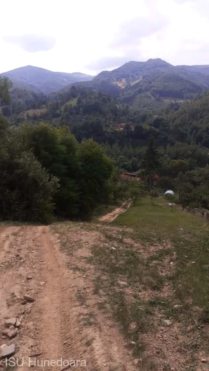Bărbatul a căzut într-o râpă adâncă FOTO ISU Hunedoara