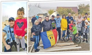 Roxana, alături de cei  care au făcut donaţii jpeg