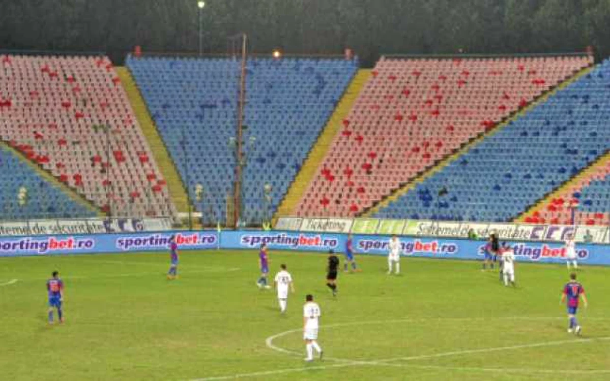 În meciul cu Sportul a bătut vântul prin tribunele din Ghencea