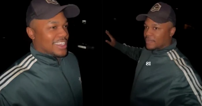 American, uimit de întunericul din București / foto: colaj captură video TikTok