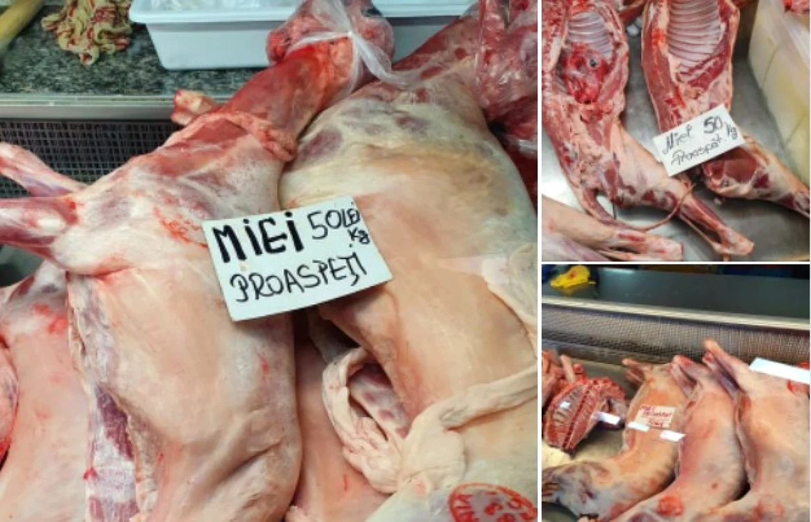 Subprefectul de Timiş susţine că într-o piaţă din Timişoara există un cartel al comercianţilor de miei FOTO Ovidiu Drăgănescu