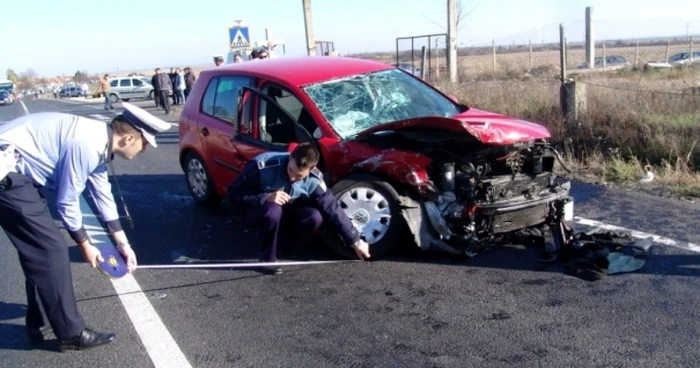 Maşinile au fost distruse în urma accidentului