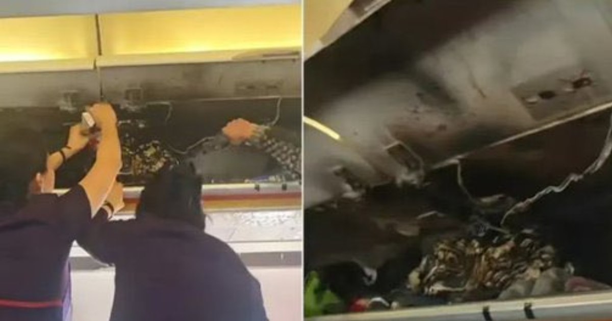 Incendiu pe zborul HX115 de la Hangzhou la Hong Kong