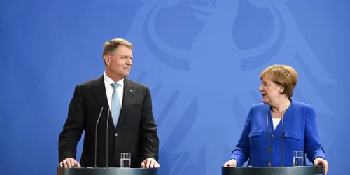 Klaus Iohannis şi Angela Merkel. FOTO  www.presidency.ro