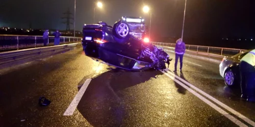 Accident rutier Ovidiu FOTO ISU Dobrogea