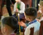 Ritualul spălării picioarelor din Joia Mare FOTO: EDJ