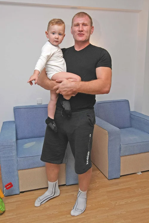 Tolea, alături  de Sasha,  pe vremea  când formau  o familie