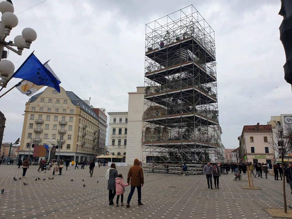 Pepiniera metalică de 350.000 de euro, din centrul Timișoarei FOTO Daniel Dancea