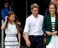 Prințesa Kate, Prințesa Charlotte, Prințul George la Jocurile Commonwealth. FOTO: Getty Images