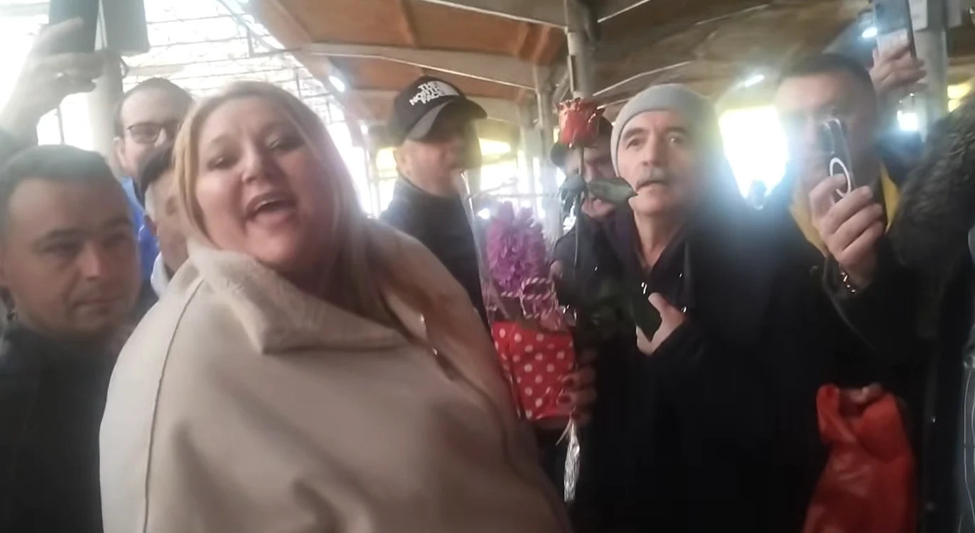 Diana Șoșoacă implicată într-un scandal în Brăila Foto: Captură video/ Facebook Emil Sighenasi