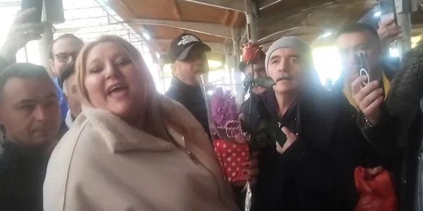 Diana Sosoca, scandal in Braila Foto: Captură video/ Facebook Emil Sighenasi