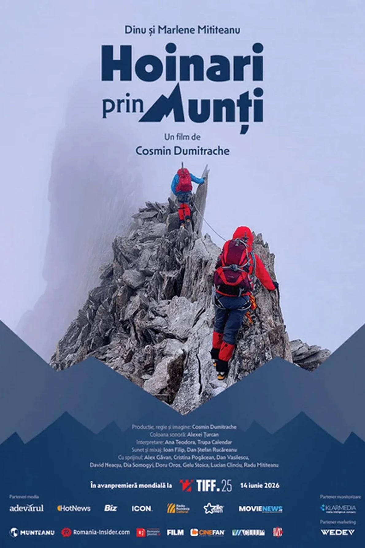 Muntele pe marele ecran: „Hoinari prin Munți”, în avanpremieră mondială la TIFF 2026