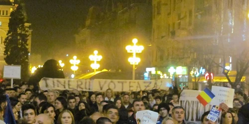 Miting la Timişoara FOTO Ştefan Both