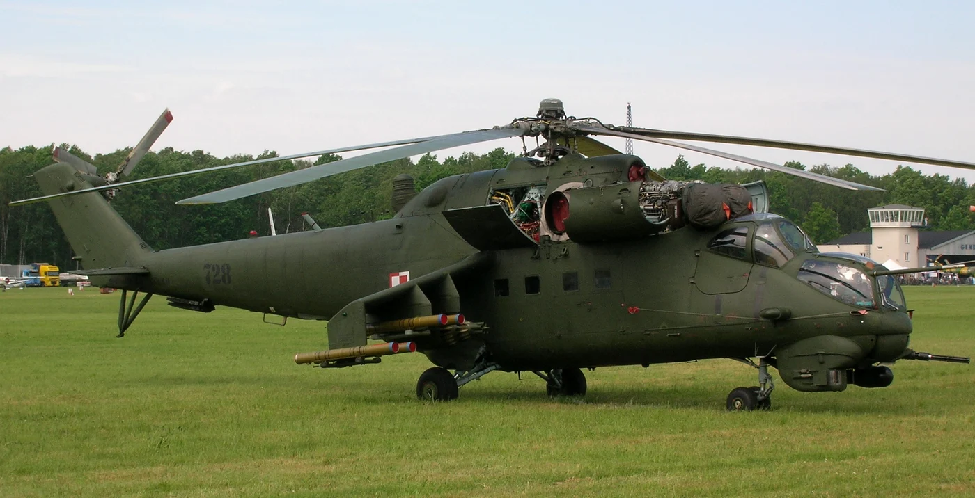 Elicopter de tip Mi-24 Foto Wkimedia