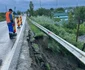 Șosea surpată în județul Galați FOTO: Direcția Drumuri și Poduri Buzău