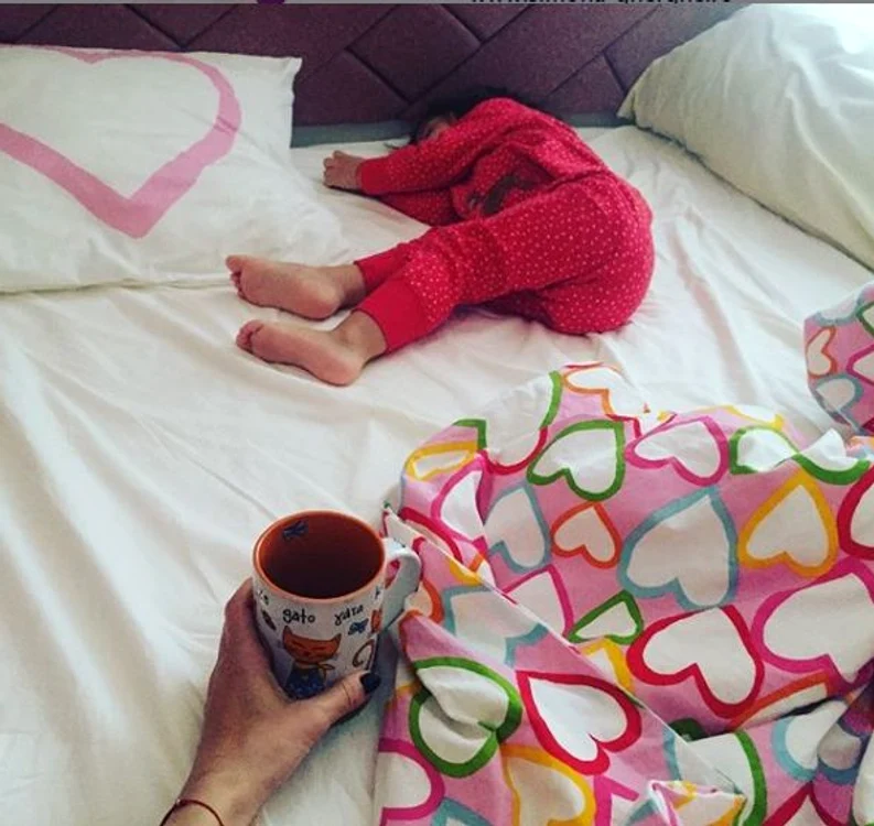 Ana Georgia s-a bucurat din plin de zăpadă Foto Instagram