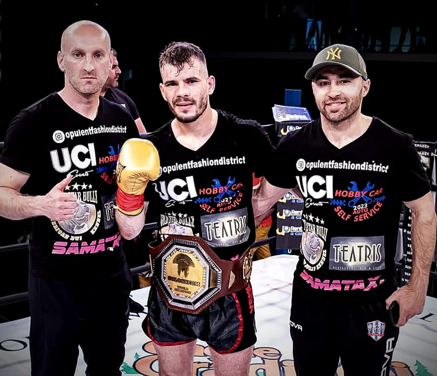 Marian și stafful lui tehnic FOTO Clubul K1 Galați