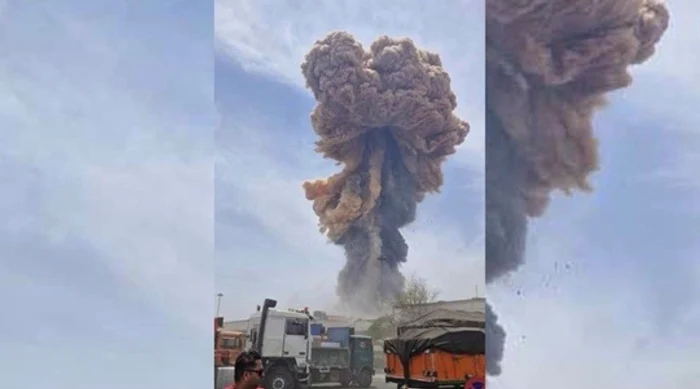 Explozie puternică a avut loc sâmbătă în sudul Iranului FOTO: X