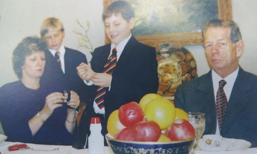 După revenirea din exil, Familia Regală a petrecut an de an Crăciunul la Castelul Săvârșin jpeg