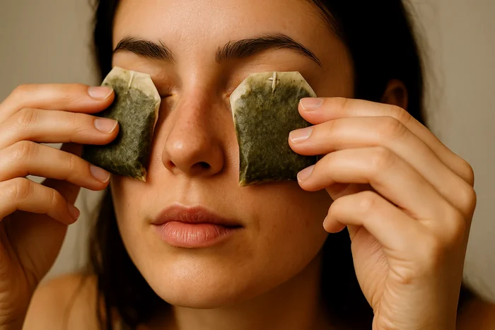 Scapă de ochii umflați în câteva minute cu acest truc cu ceai.