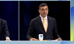 dezbatere euronews nicusor dan simion foto captura vid