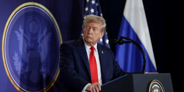 Donald Trump conferință de presă cu Putin Alaska FOTO EPA EFE jpg