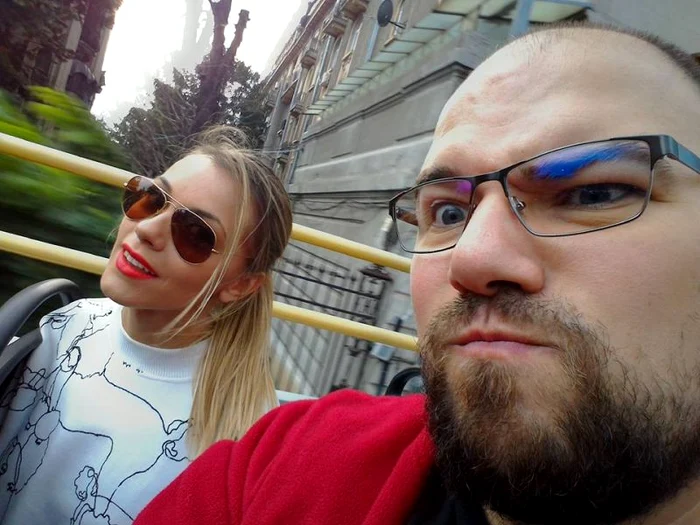 
    Andreea şi Alex s-au plimbat împreună cu autobuzul prin Bucureştifoto: arhiva personală  