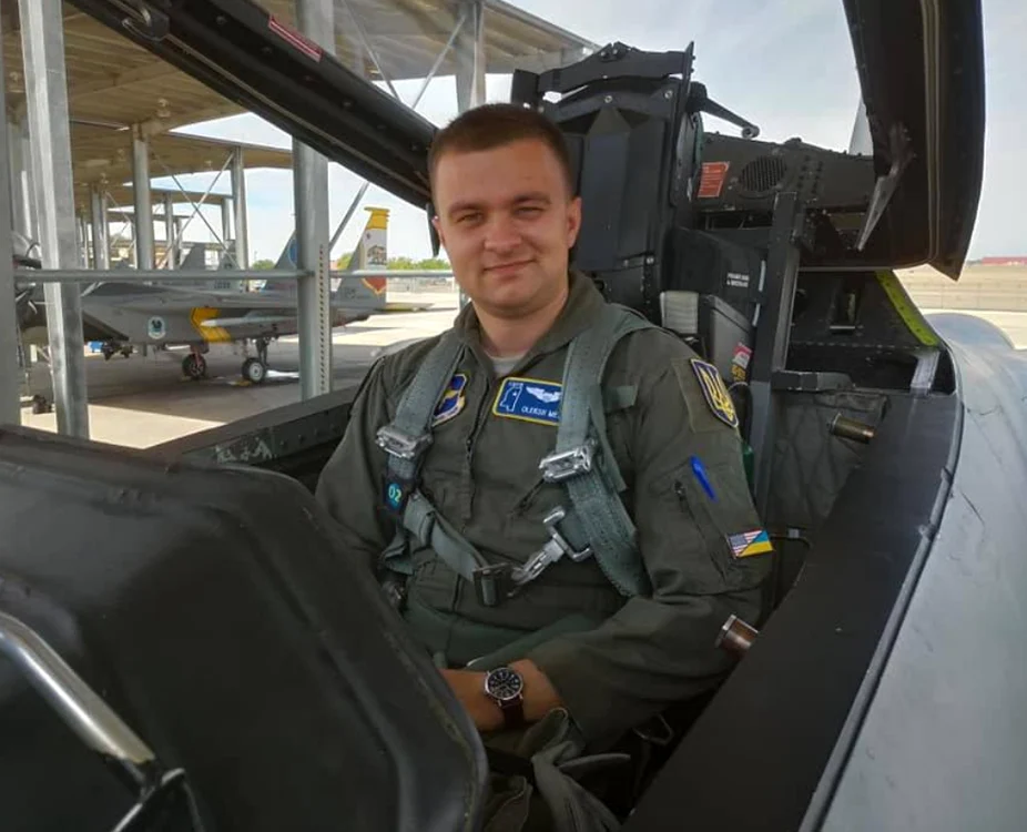 Pilotul ucrainean Oleksii Mes a fost înmormântat vineri FOTO Captură foto