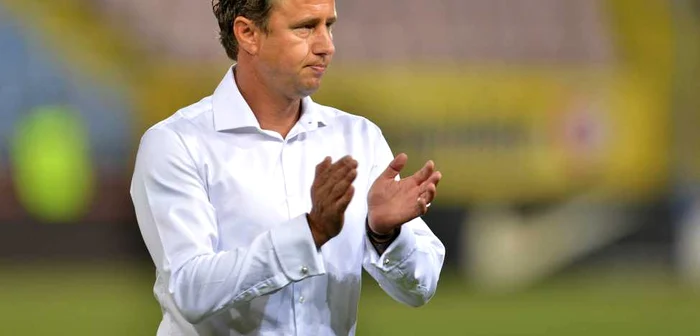 Laurenţiu Reghecampf, tehnicianul de la Steaua. FOTO Mediafax