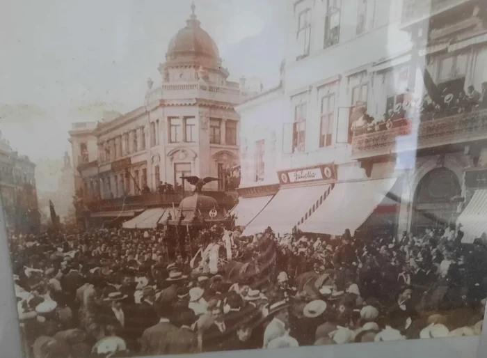 Românii l-au condus pe ultimul drum pe Aurel Vlaicu FOTO Casa memorială Aurel Vlaicu