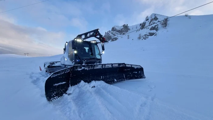 A început amenjarea pârtiei Carp FOTO Facebook/Gondola Sinaia