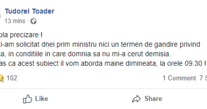 Mesaj Tudorel Toader