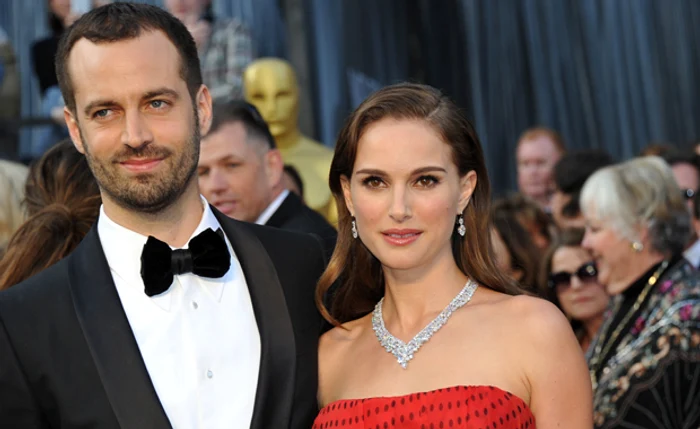 Actriţa Natalie Portman și viitorul său soţ, Benjamin Millepied