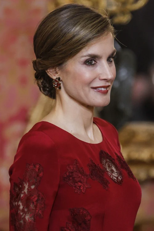 King Felipe And Queen Letizia Ambassadors Reception   Madrid jpeg