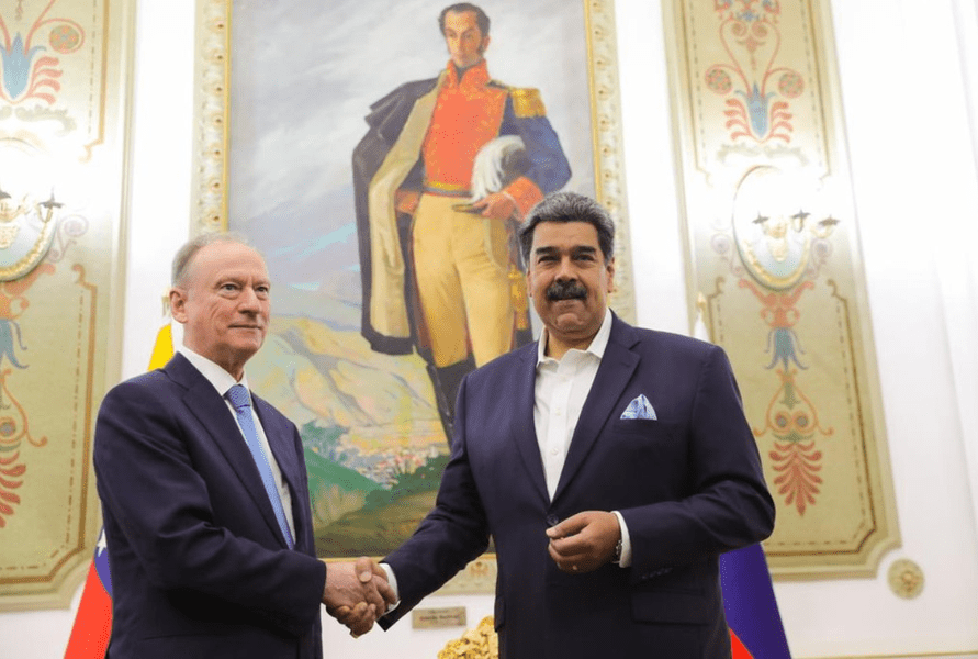 Maduro și secretarul Consiliului de Securitate al Rusiei, întâlnire la Caracas 