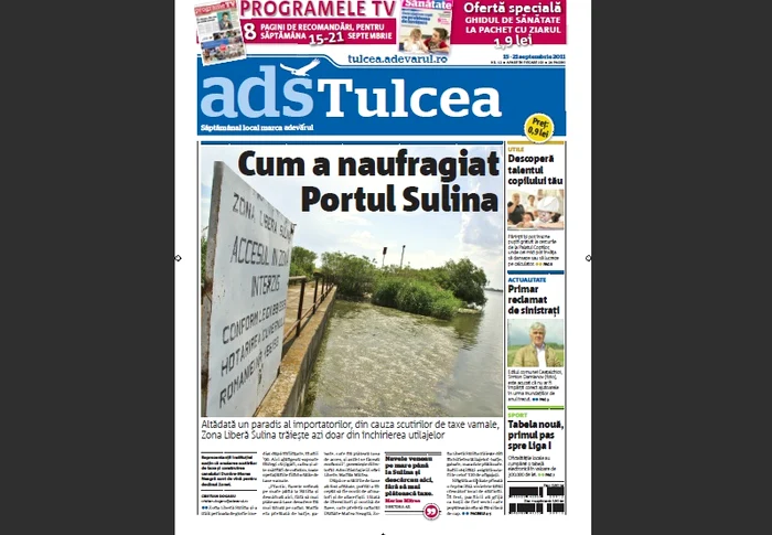 ADS Tulcea, 15 septembrie