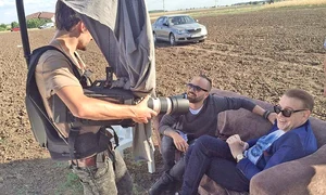 Artistul a fost foarte  relaxat pe toată perioada filmărilor jpeg