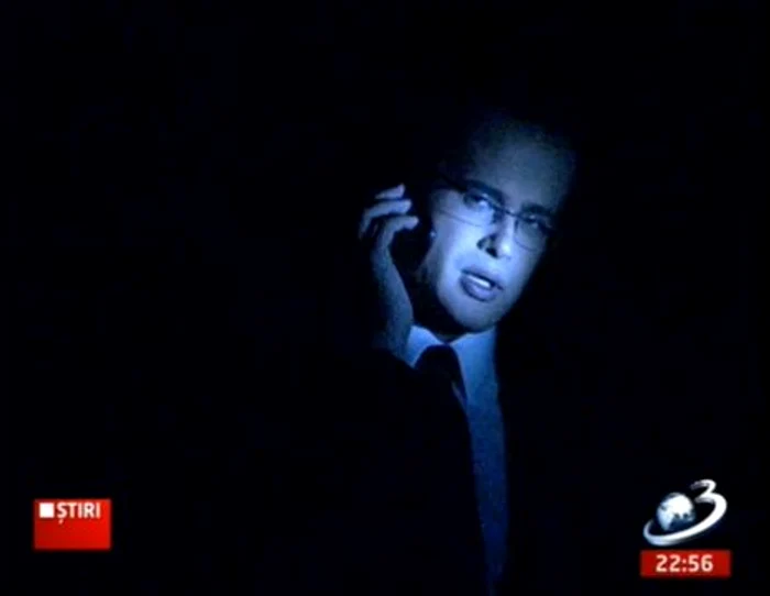 
    «Sinteza zilei» a fost întreruptă de o pană de curent (Foto: captură video Antena 3)  