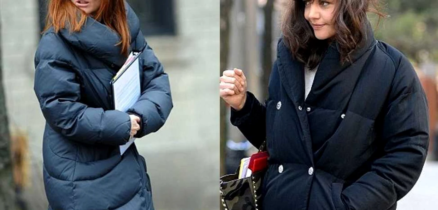 Actriţele Juliane Moore şi Katie Holmes. FOTO Daily Mail