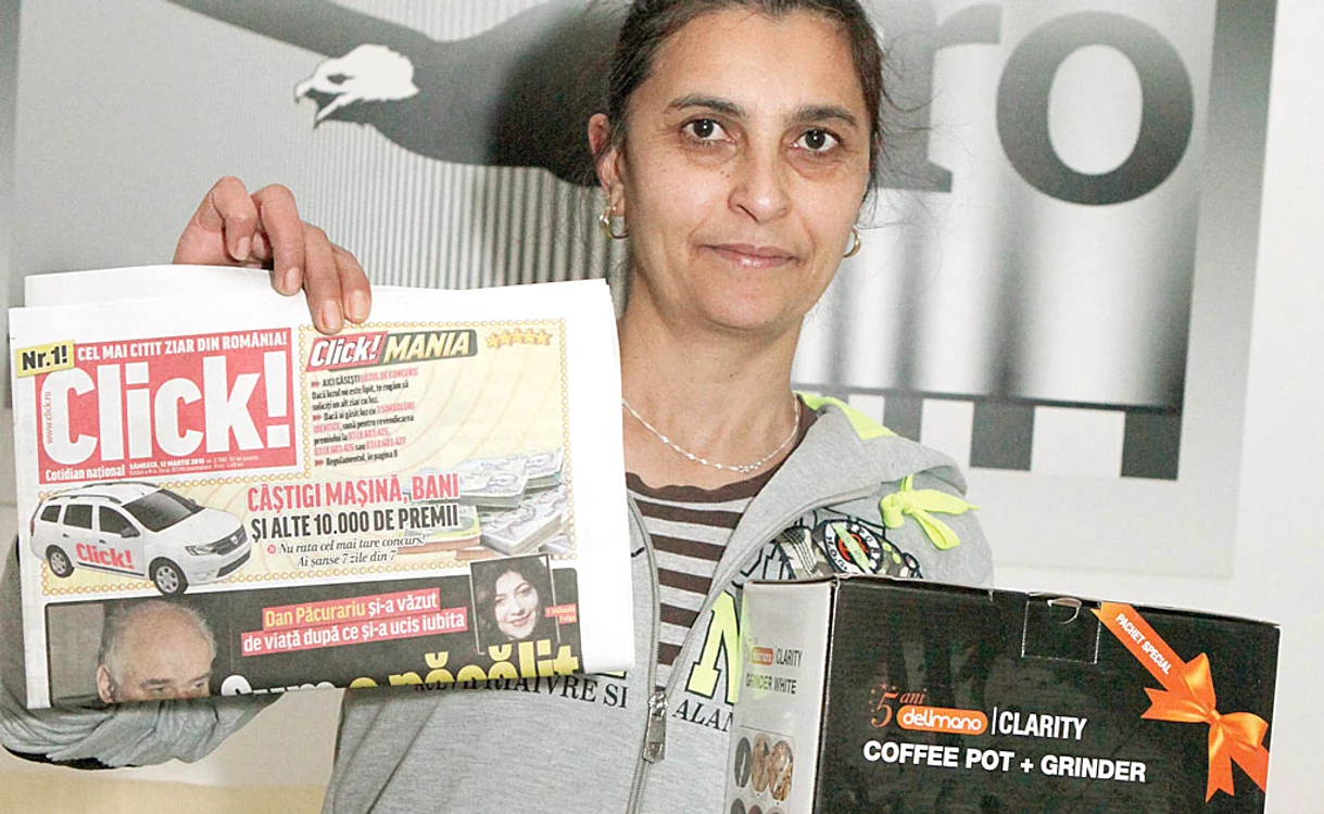 Constanţa Leuştean s-a ales cu o tabletăFoto: Click!