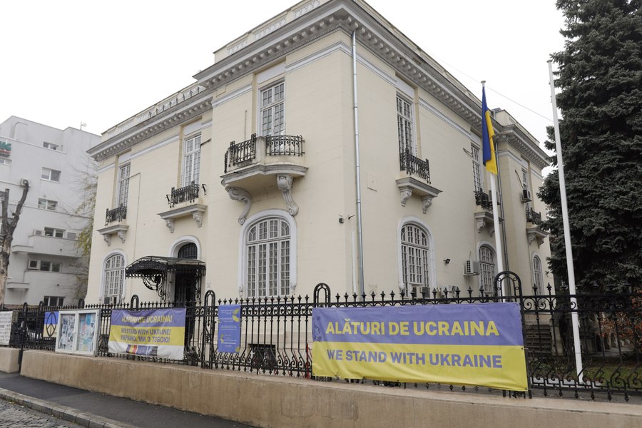 Ambasada Ucrainei la București face apel să nu se mai publice imagini cu atacurile ruseşti asupra infrastructurii portuare ucrainene