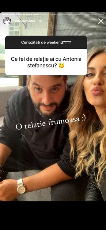 Antonia Ștefănescu și Vincenzo Aiello formează un cuplu Sursă foto: Captură video