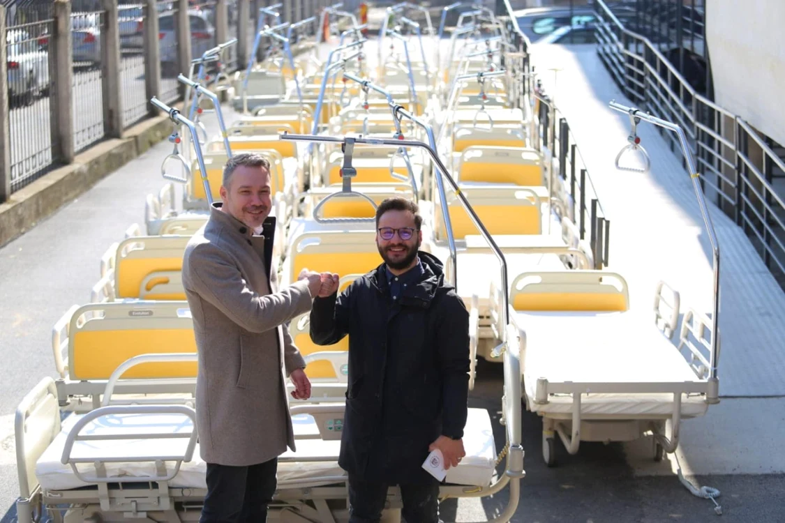 Zeci de paturi electrice au ajuns la spitalul din Călăraşi FOTO Alexandru Botezatu