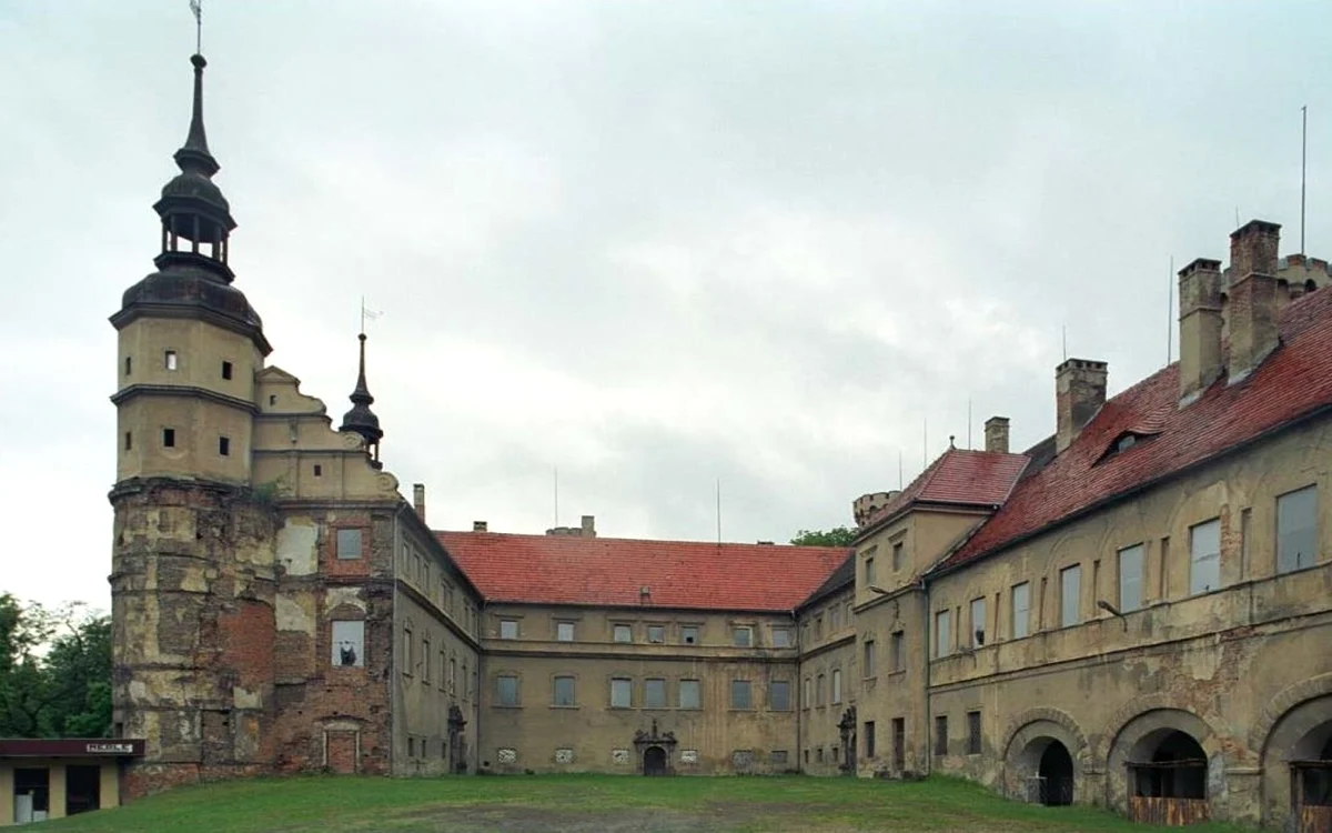 Aşa arată castelul din Polonia cu care este ofertat Elon Musk. Foto Wikimedia