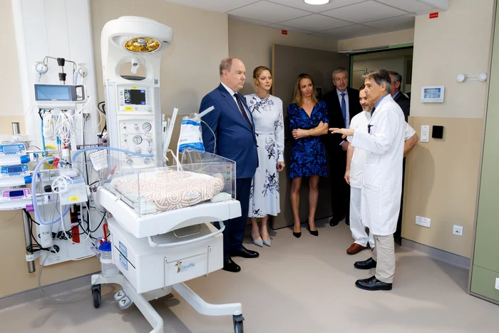 Charlene a îmbrăcat o ținută baby blue, Foto Palatul Princiar 2 jpg